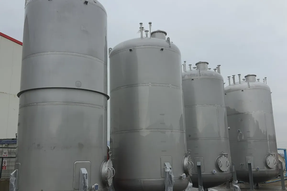 Paslanmaz Tank - Hijyenik paslanmaz çelik depolama tankı